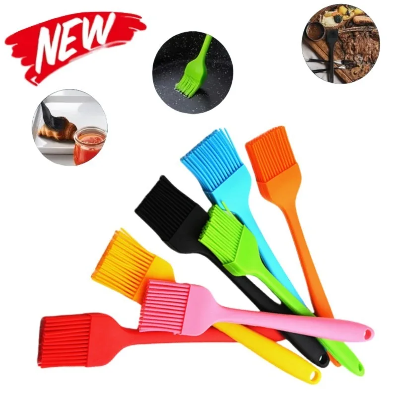 Pastry Brush Silicone - Silicone barbeque brush Heat Resistant Oil