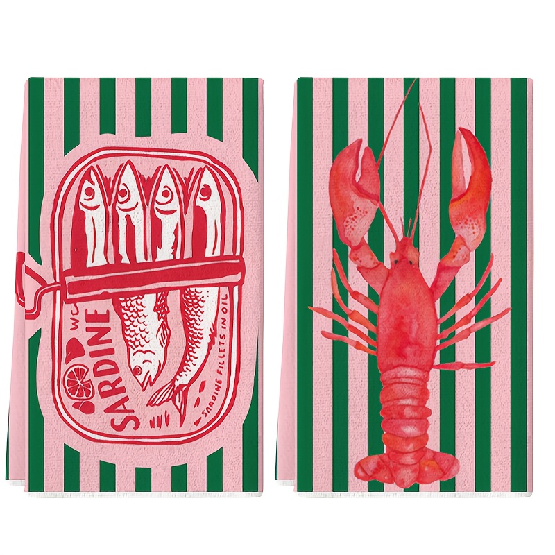 Kitchen Baking Essentials - 2Pcs, American Retro Striped Sardine Can