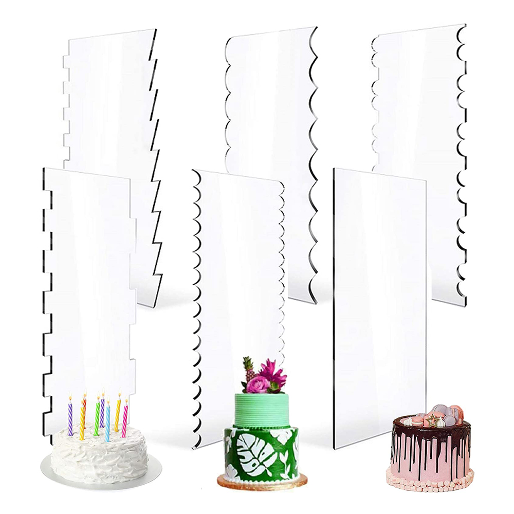 Fondant Smoother Set - Bộ 4/6 Acrylic Bánh Trang Trí