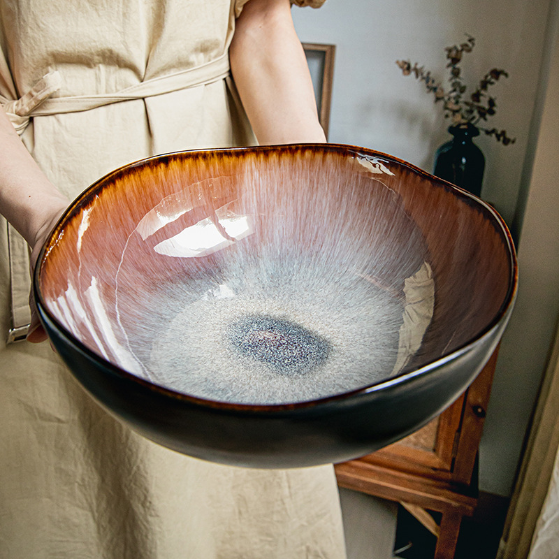 Stand Mixer Bowl - 2000ml Large Salad Soup Ceramic Bowl