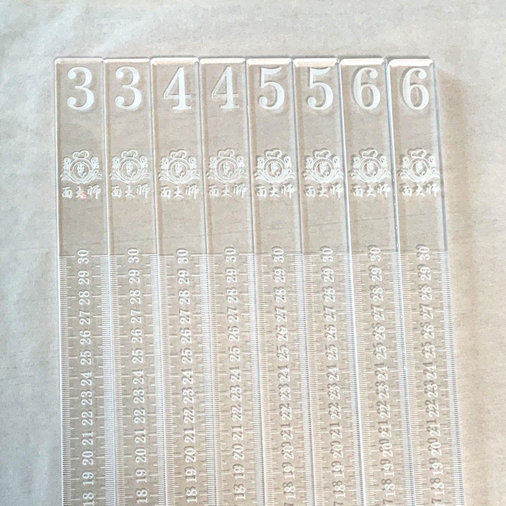 Acrylic Balance Ruler For Bisc - đánh giá và giá Fondant Smoother Set