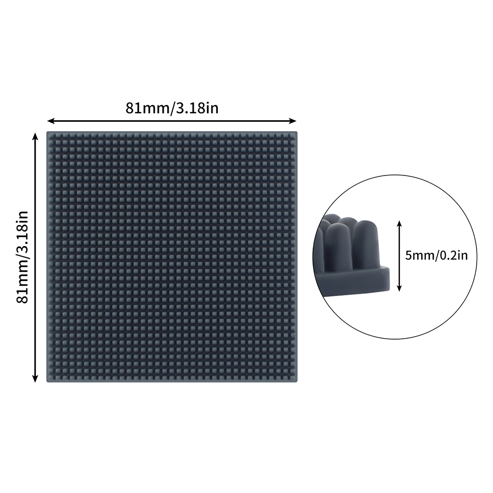 NEWEST DIY 81*81*5mm Silicone  - đánh giá và giá Pastry Brush Silicone