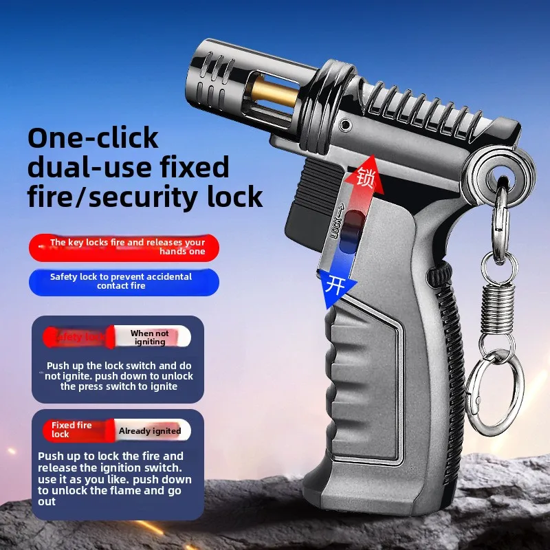 New Metal High-capacity Inflat - đánh giá và giá Kitchen Baking Torch