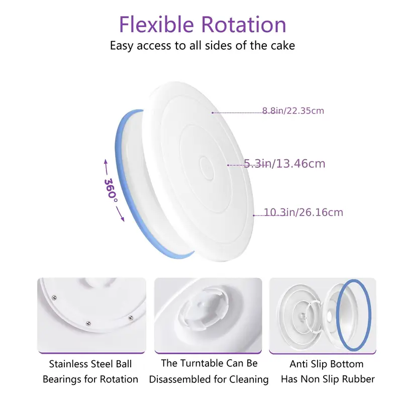 205PCS Professional Cake Decor - đánh giá và giá Fondant Smoother Set