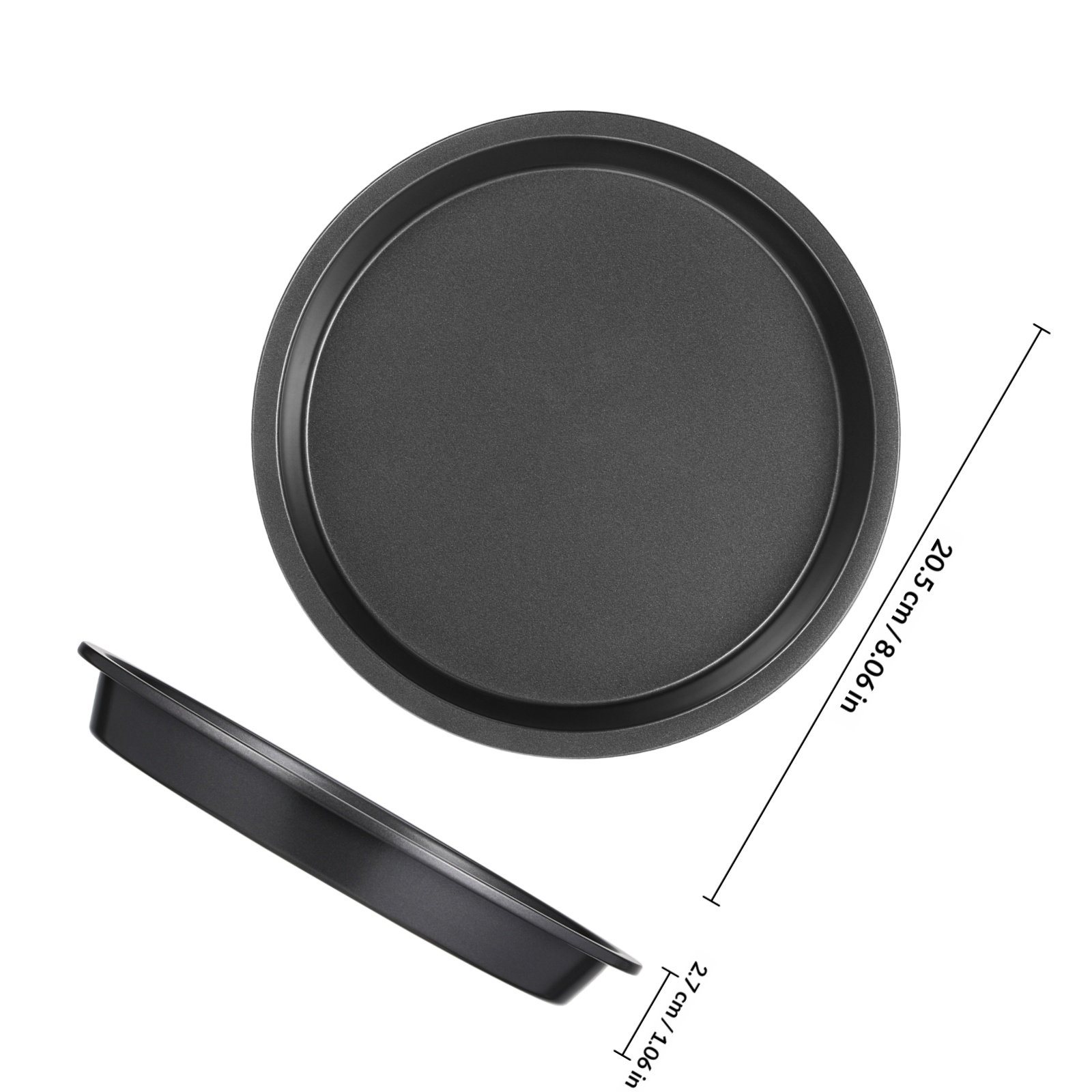 Round Nonstick Pizza Pan Carbo - đánh giá và giá Kitchen Bakery