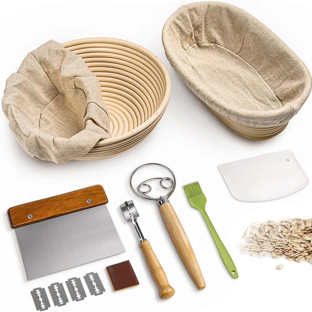 14PCS Bread Banneton Proofing  - đánh giá và giá Pastry Brush Silicone