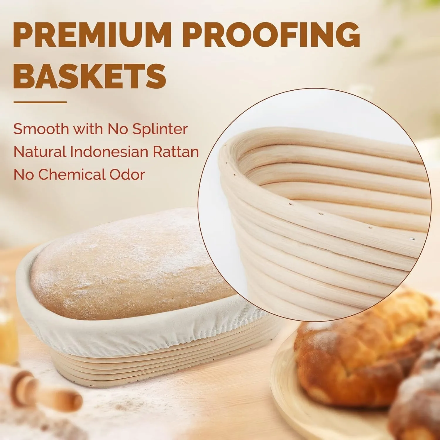 14PCS Bread Banneton Proofing  - đánh giá và giá Pastry Brush Silicone