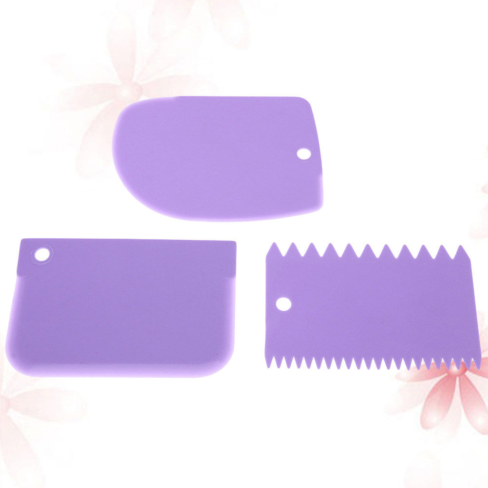 3Pcs Dough Scrapers Plastic Du - đánh giá và giá Dough Scraper Curved