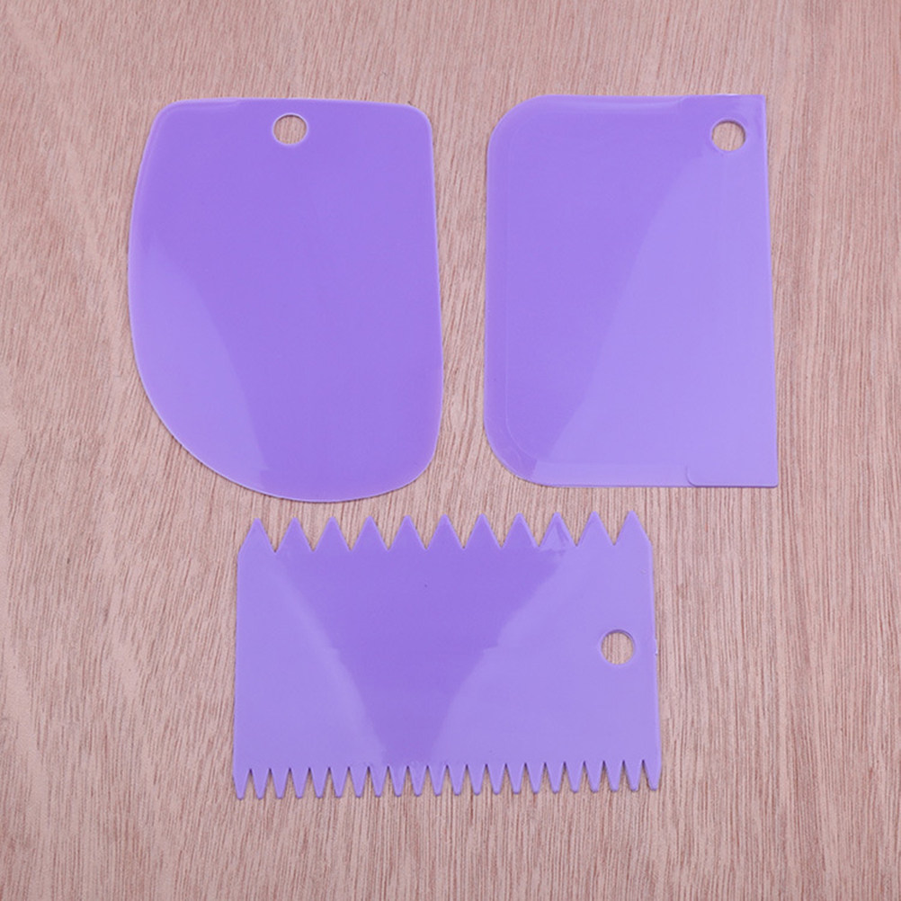 3Pcs Dough Scrapers Plastic Du - đánh giá và giá Dough Scraper Curved