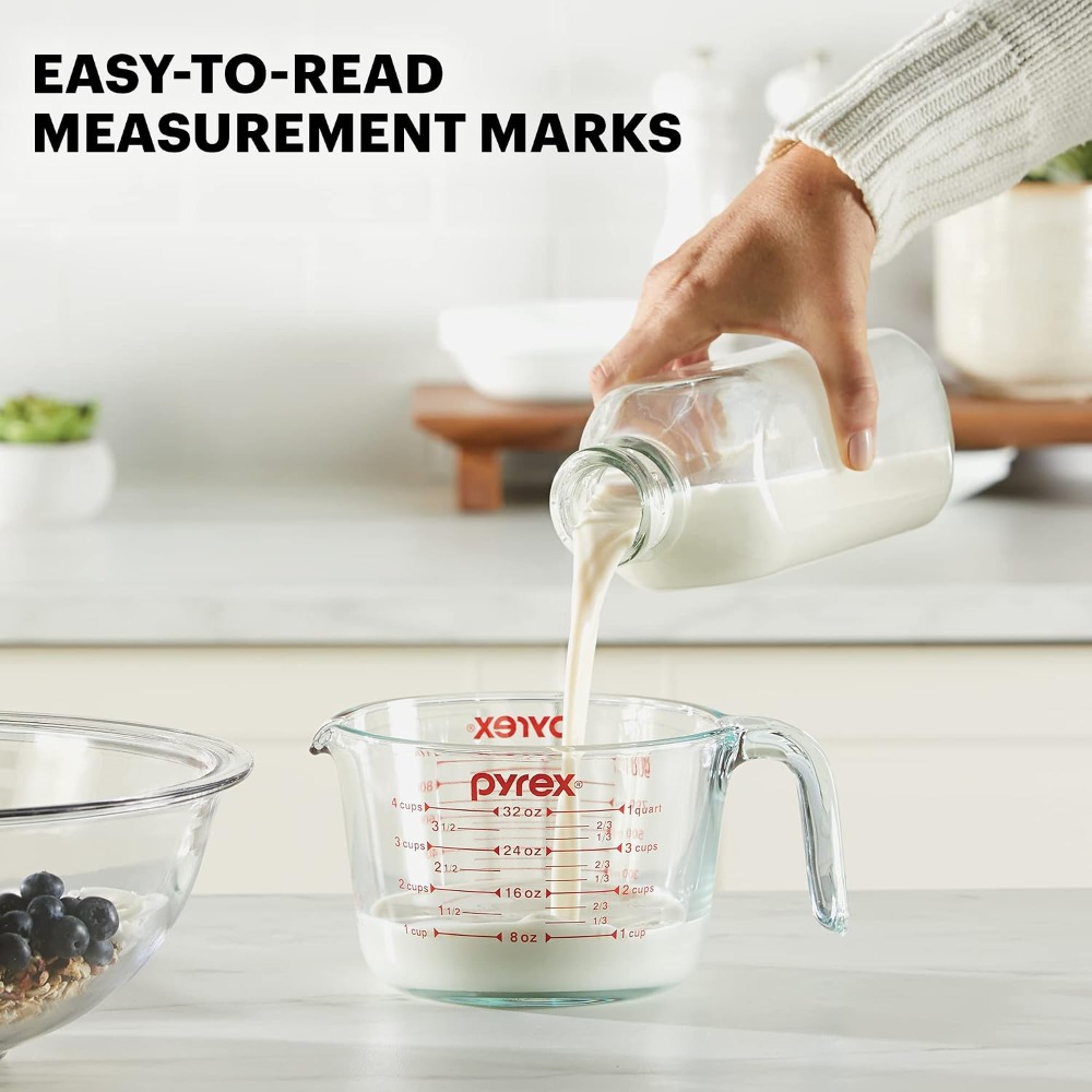 4 Cup Glass Measuring Cup for  - đánh giá và giá Kitchen Baking Essentials