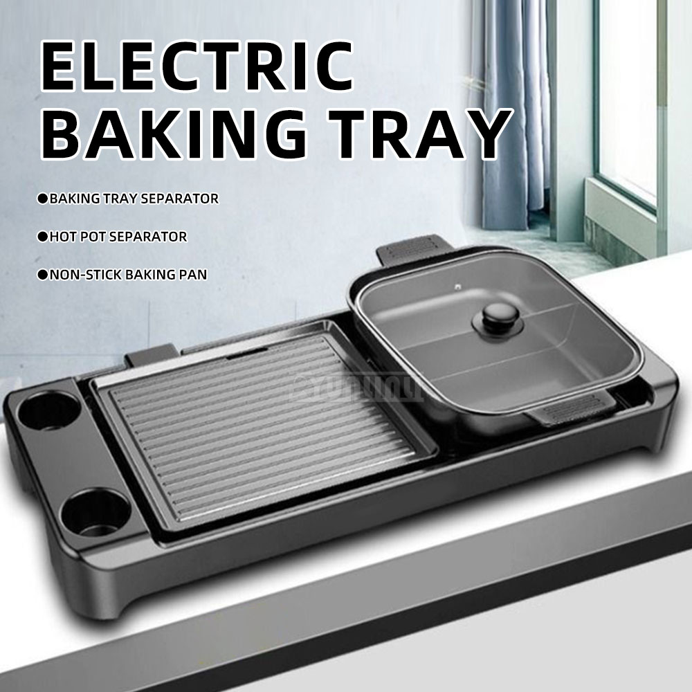 Electric Barbecue Hotpot Stove - đánh giá và giá Kitchen Appliances For Baking