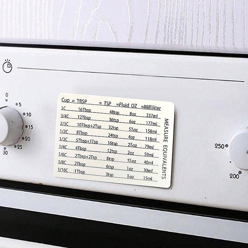 Kitchen Baking Magnetic Measur - đánh giá và giá Kitchen Baking Conversion Chart