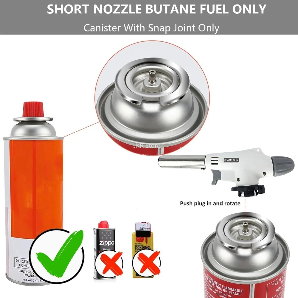 Metal Butane Gas Torch Flame B - đánh giá và giá Kitchen Baking Torch