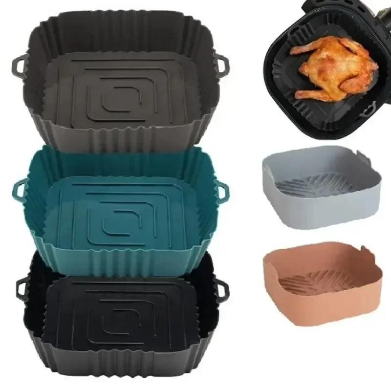 1PC Silicone Air Fryer Basket, - đánh giá và giá Kitchen And Baking Equipment