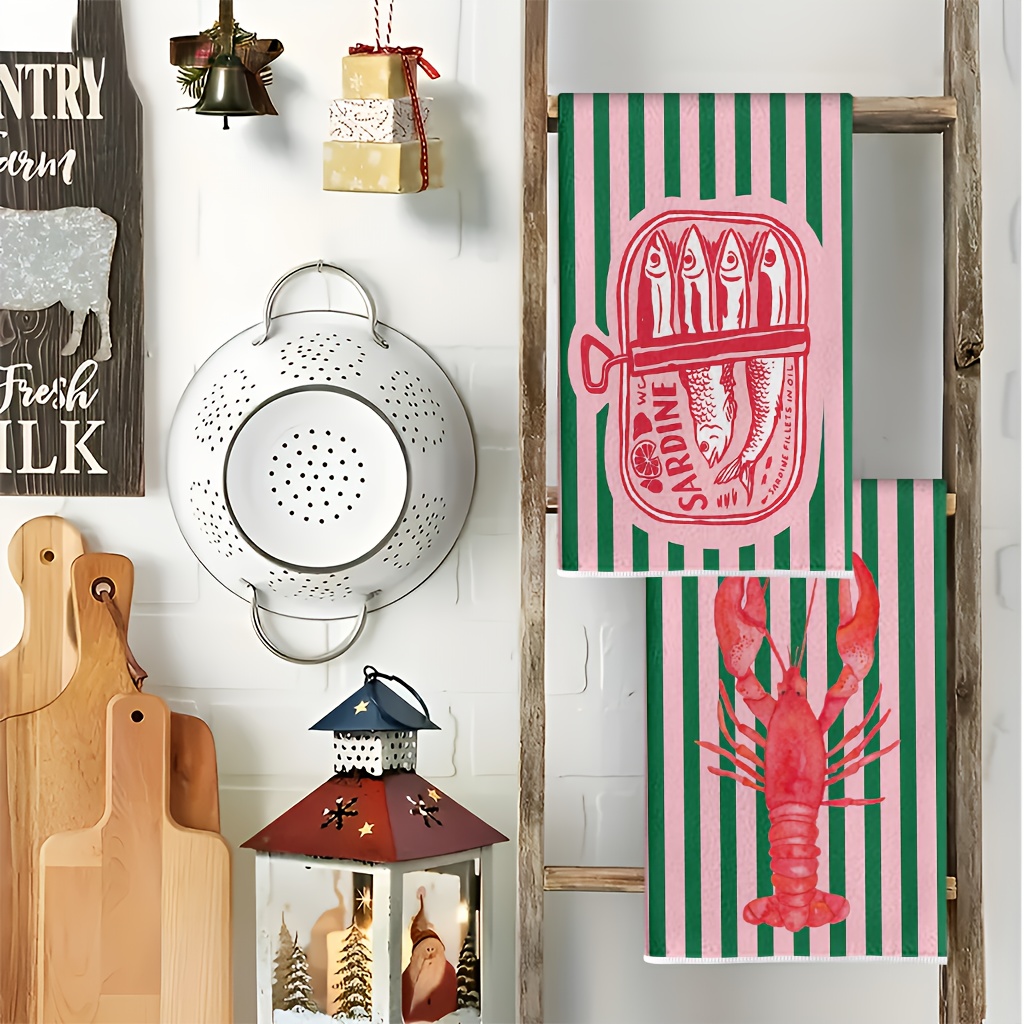 2Pcs, American Retro Striped S - đánh giá và giá Kitchen Baking Essentials