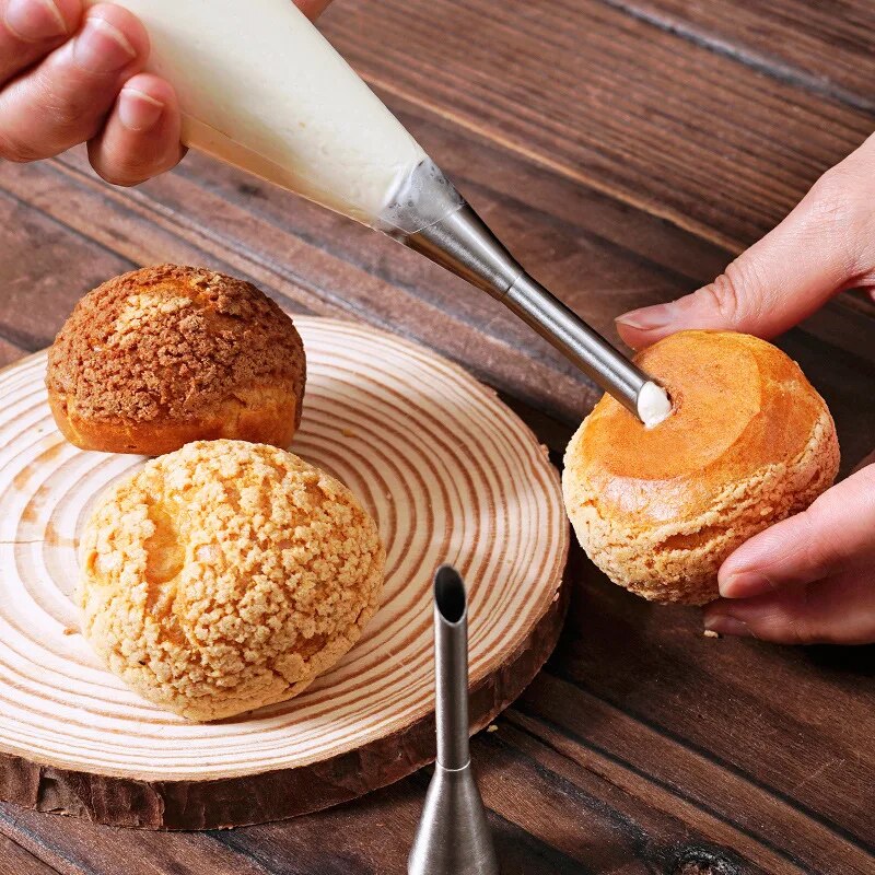 1PC Stainless Steel Puff Mouth - đánh giá và giá Kitchen And Baking Equipment