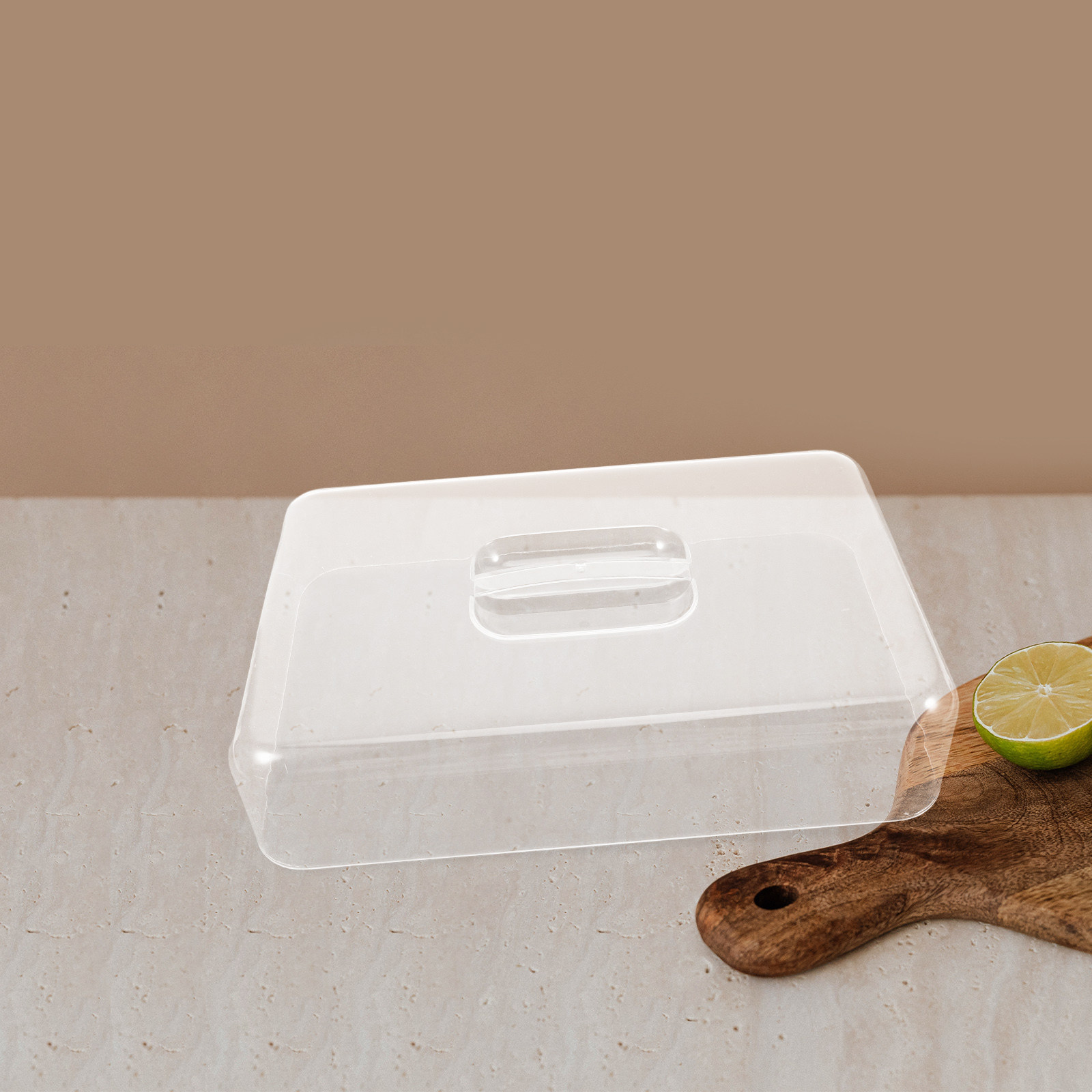 2Pcs Clear Acrylic Rectangular - đánh giá và giá Kitchen Bakery