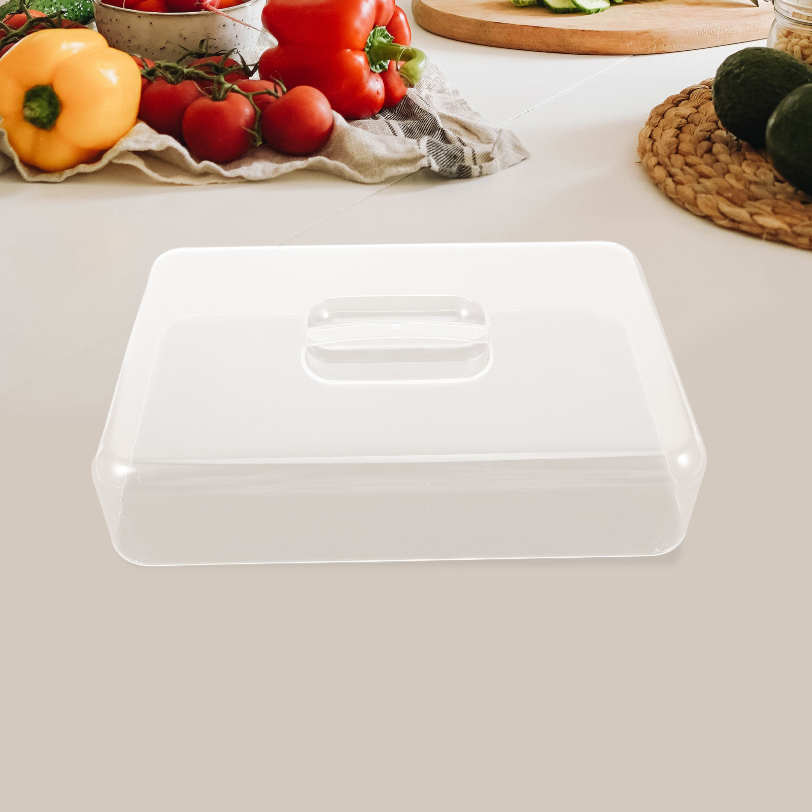 2Pcs Clear Acrylic Rectangular - đánh giá và giá Kitchen Bakery