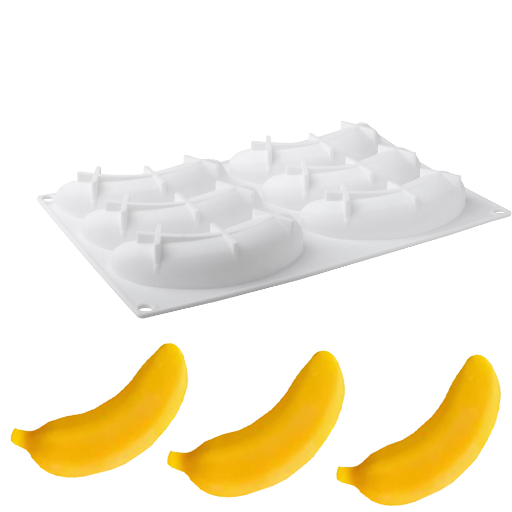 6 or 12 Cells Banana Design Si - đánh giá và giá Kitchen Appliances For Baking