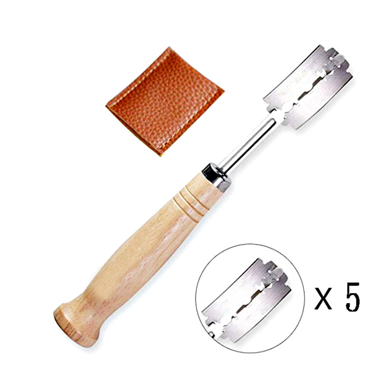 Plastic/Wooden Bread Lame Tool - đánh giá và giá Dough Scraper Curved