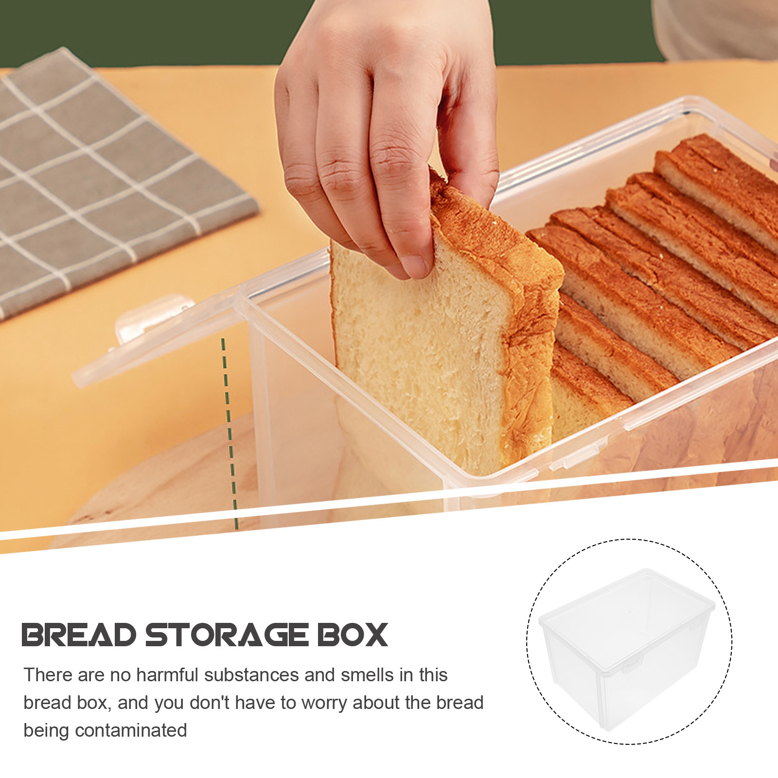 Premium Plastic Bread Storage  - đánh giá và giá Kitchen Bakery