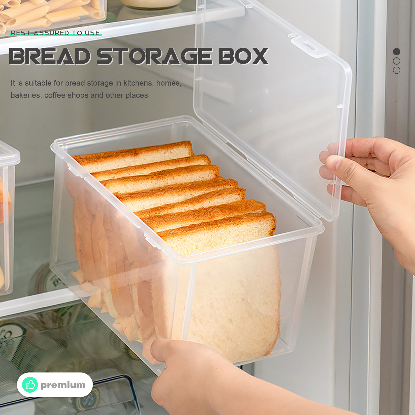 Premium Plastic Bread Storage  - đánh giá và giá Kitchen Bakery