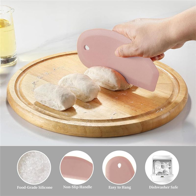 ABAH-Silicone Bowl Scraper Fle - đánh giá và giá Dough Scraper Curved