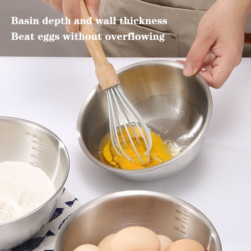 1PC Stainless Steel Bowl Set W - đánh giá và giá Stand Mixer Bowl
