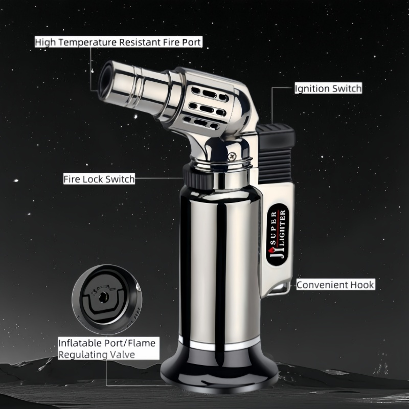 Metal Windproof Jet Flame Gas  - đánh giá và giá Kitchen Baking Torch