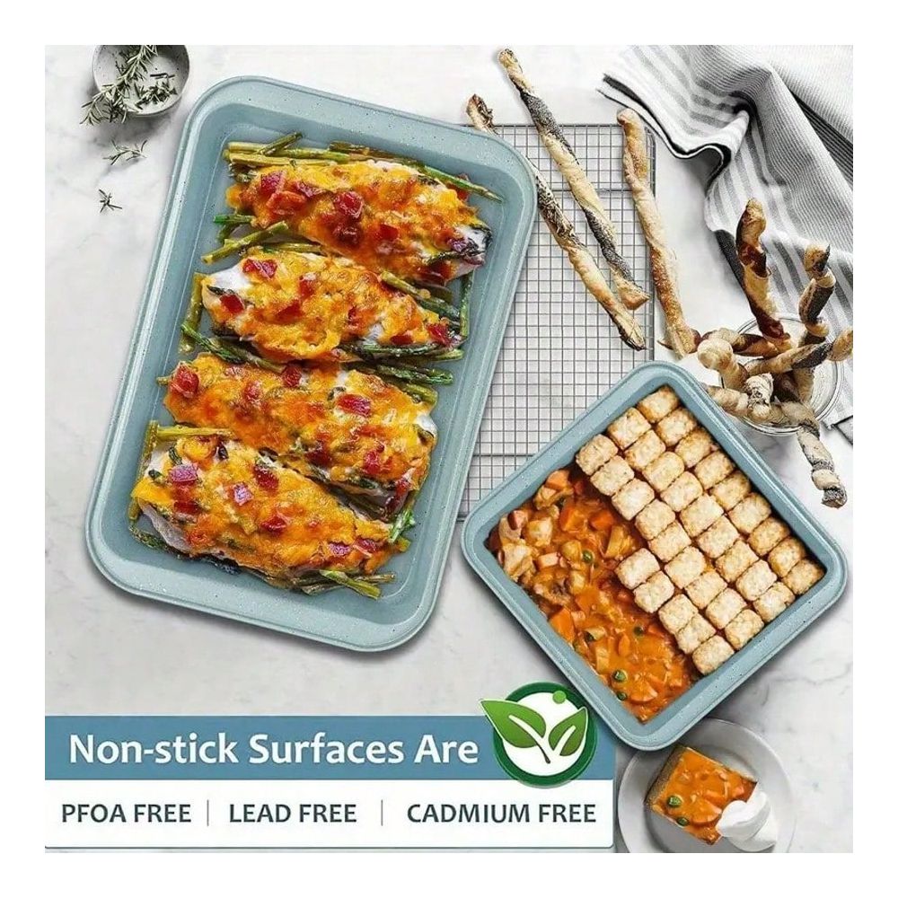 10 Piece Bakeware Set, NonStic - đánh giá và giá Kitchen Accessories For Baking