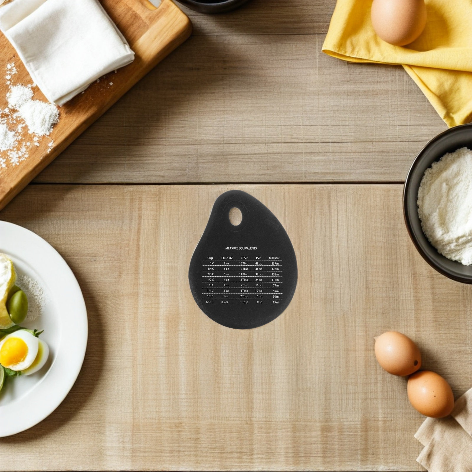 4Pcs Silicone Dough Scraper Se - đánh giá và giá Kitchen Baking Conversion Chart