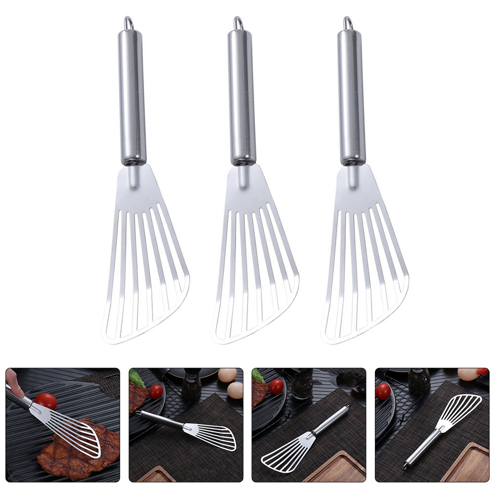 3pcs Stainless Steel Spatula F - đánh giá và giá Kitchen Baking Utensil