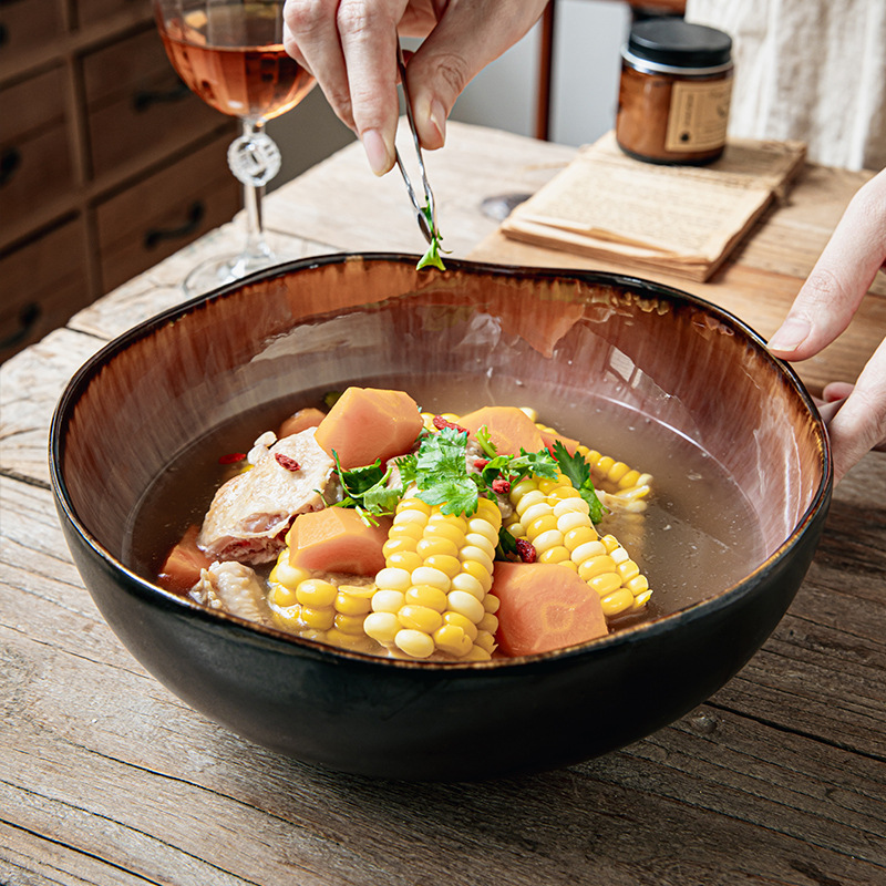 2000ml Large Salad Soup Cerami - đánh giá và giá Stand Mixer Bowl