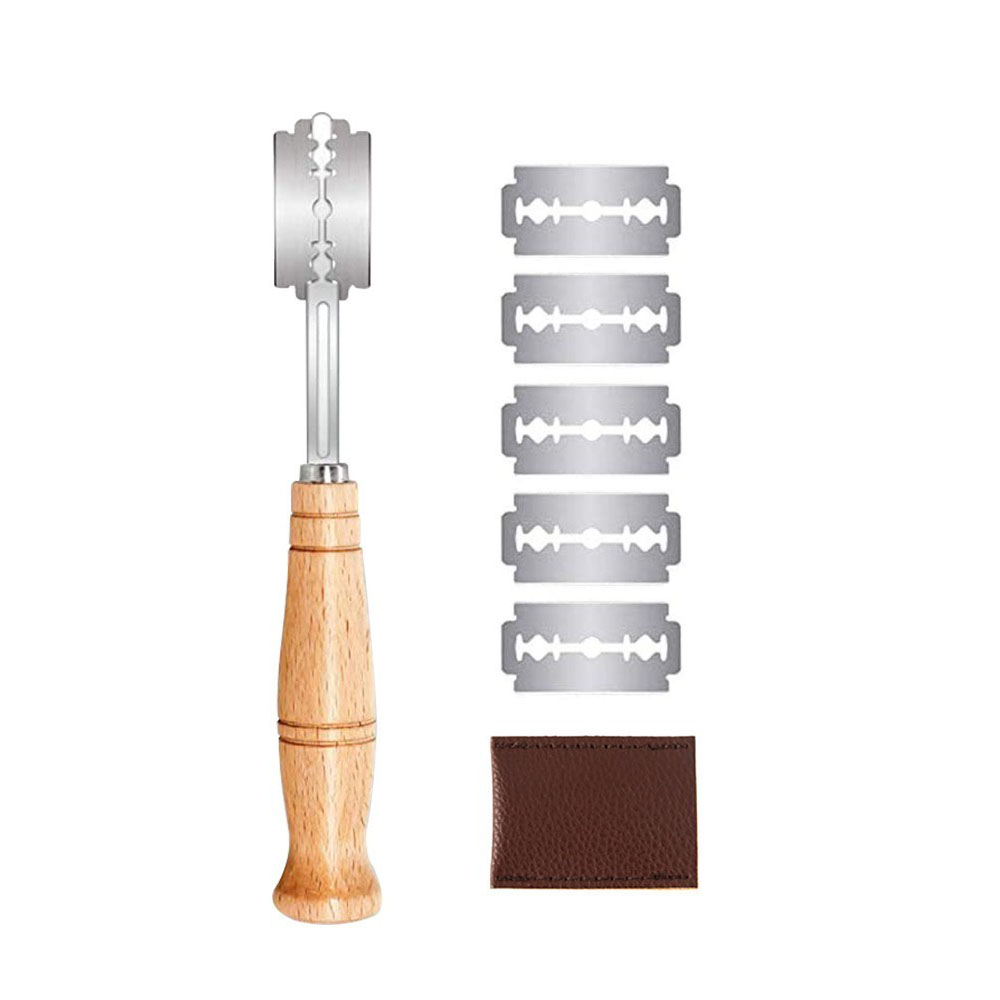 Plastic/Wooden Bread Lame Tool - đánh giá và giá Dough Scraper Curved