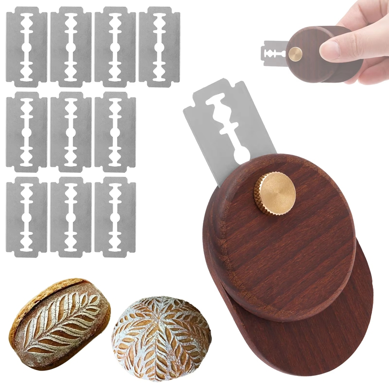 Bread Lame Dough Score Cutting - đánh giá và giá Dough Scraper Curved