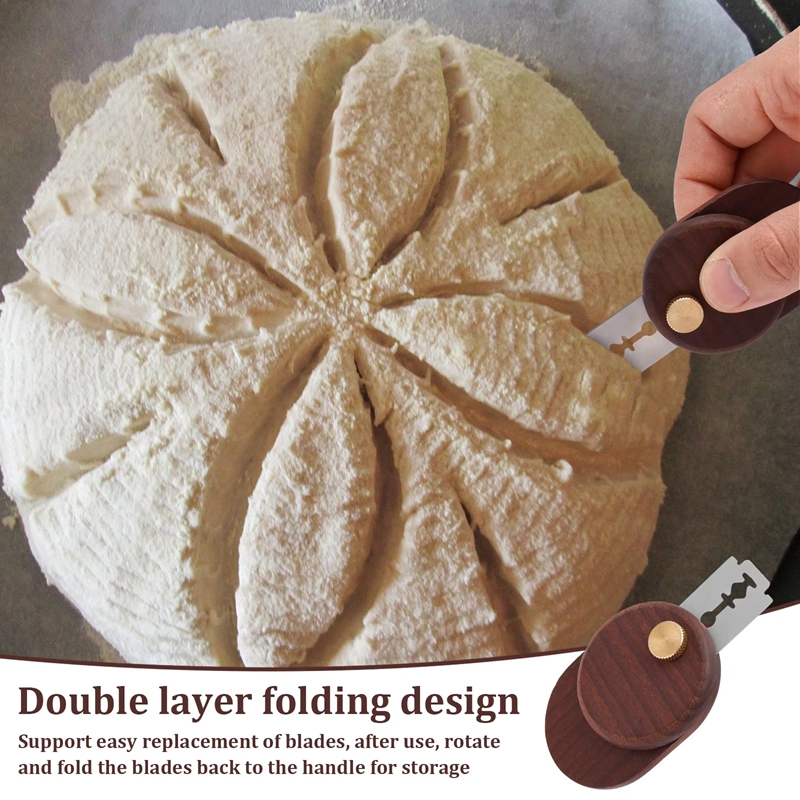 Bread Lame Dough Score Cutting - đánh giá và giá Dough Scraper Curved