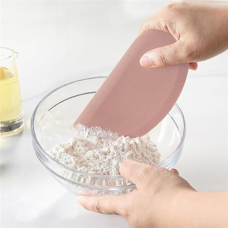AEE2-Silicone Bowl Scraper Fle - đánh giá và giá Dough Scraper Curved